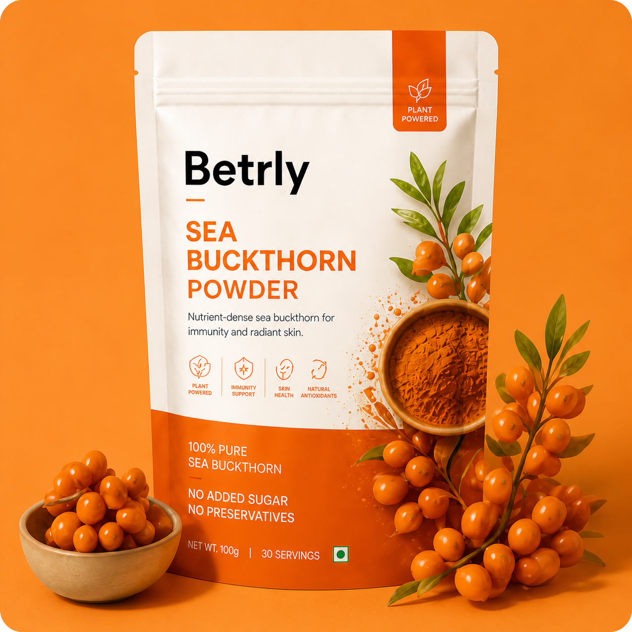 Betrly Sea Buckthorn Powder